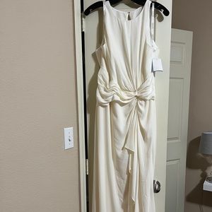 Ivory long formal dress size 14